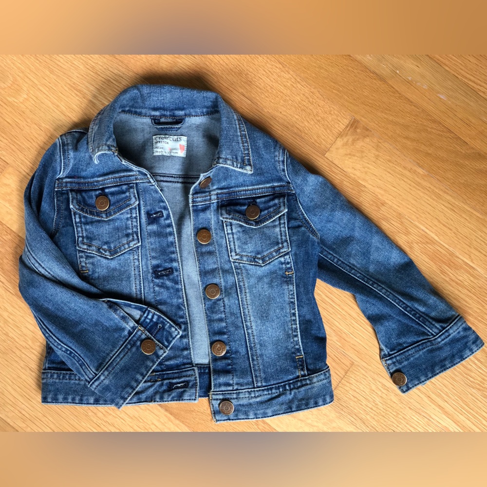 Girls J.Crew denim jacket - size 3T